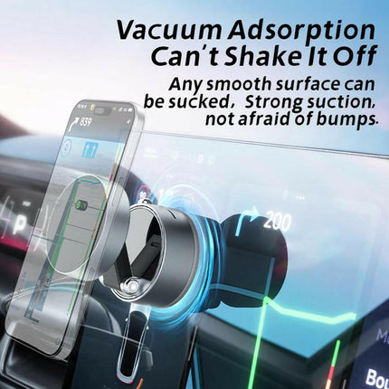 Upgraded Vacuum Magnetic Suction Phone Mount, Magnetic Car Phone Holder, Multipurpose Phone Holder for Car, Home, Office, Gym, 360° Adjustable