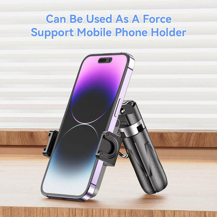 Multifunctional 4-In-1 Mini Selfie Stick, Camera Aid , Tripod, Phone Holder, Bluetooth Selfie,Foldable,One Key Open , Suitable for Vlogs, Live Streaming, Photography, Compatible with Iphone 16/15/14/13 Series