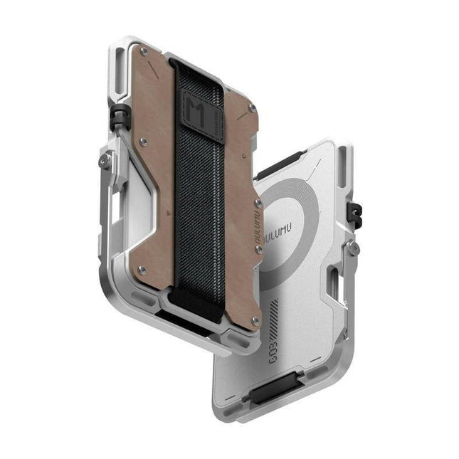 Aulumu G03 Magnetic Wallet Card Holder - Versatile MagSafe-Compatible Phone Stand & RFID Shielding Grip