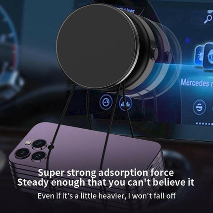 360° Adjustable Electric Vacuum Magnetic Car Phone Holder for Magsafe, Auto Suction Cup Phone Mount for Windshield/Screen, Hands-Free Vacuum Magnet Phone Stand for All Smartphones