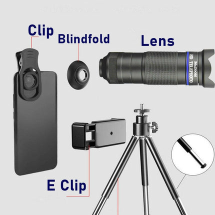 Dragon 36X Mobile Phone Lens Kit With Tripod