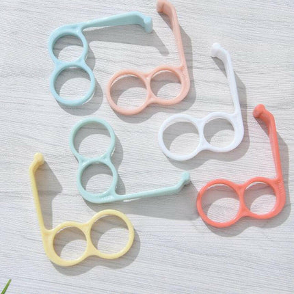 10 PCS Multifunctional Online Class Learning Device Manufacturer Creative Finger Ring Phone Holder Lazy Person Multifunctional Phone Holder Color Random