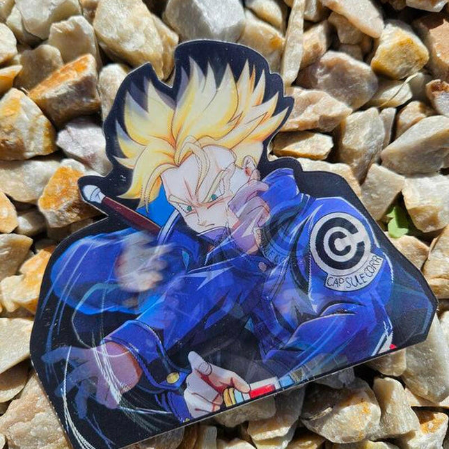 Dragonball Future Trunks Anime 3D Sticker