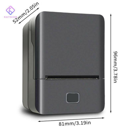 [Limit-Time Sale] KAYSION SK20 Inkless Label Maker with 7 Rolls Paper, Thermal Sticker Printer for Printing Addresses, Logos, Bluetooth Viral Machine