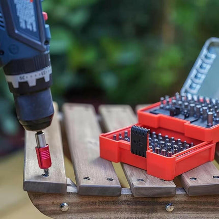 102-Piece Screwdriver Bit Set with Magnetic Bit & Quick Release Holder
