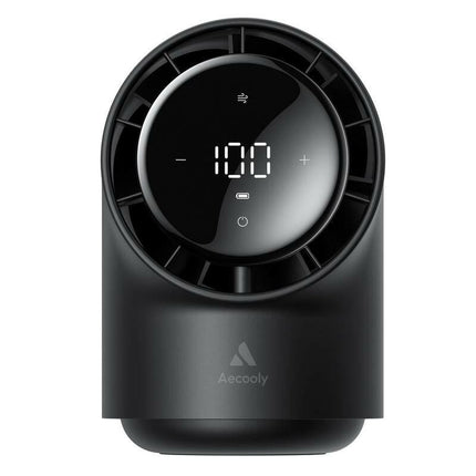 Aecooly Chic 01 Lite Touch Control Desk Fan - 100 Speeds, Quiet Operation, Digital Display, 4000mAh Portable Power for Home, Office & Travel