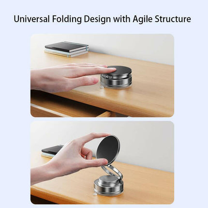 Yurnlv 360° Adjustable Vacuum Magnetic Phone Holder,Suction Cup Phone Mount for Magsafe, Portable Cell Phoneholder for Car,Home & Travel,Car Items