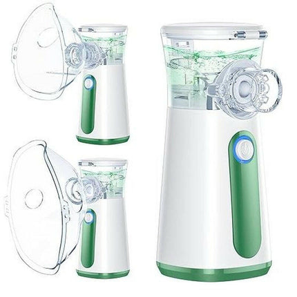 2025 Upgrade Humidifier Portable Atomiser -Handheld Mesh Nebulizer for Adults and Children, Quiet Lightweight Ventilator for Home and Travel, Fine Mist for Cough Relief, USB Rechargeable, with Self-Cleaning Mode